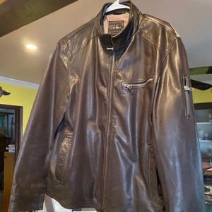 Cole Haan Brown Leather Jacket